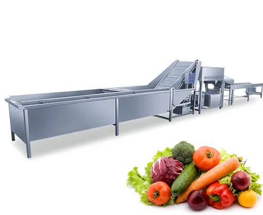 fruit and vegetable cleaning machine assembly line equipment customization